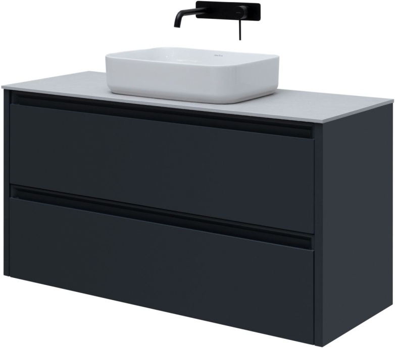 Тумба под раковину Allen Brau Fantasy 120 черный матовый 1.11005.AM - 0