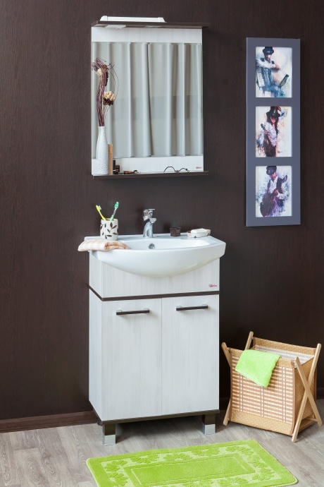 Тумба для комплекта Sanflor Толедо 60 венге, северное дерево светлое Н0000001276 - 1