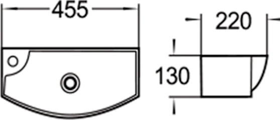 Рукомойник SantiLine SL-2013RMB - 1