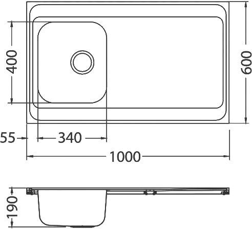 Мойка кухонная Alveus Classic Pro 70 1130471 - 4