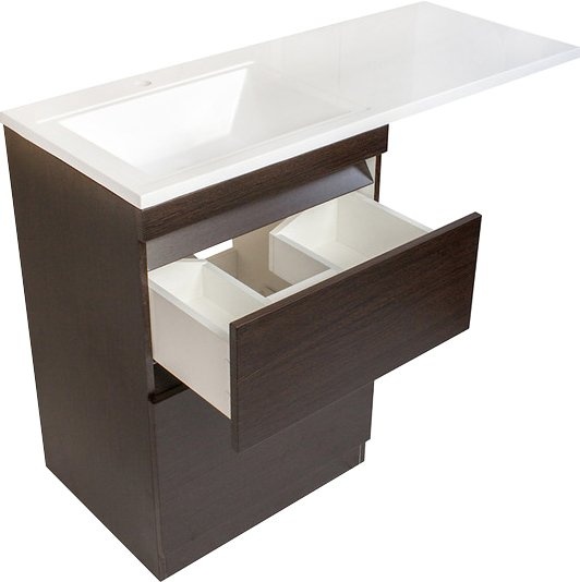 Тумба для комплекта Style Line Даллас 120 Люкс Plus напольная, венге СС-00000424 - 3