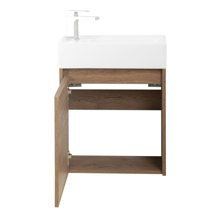 Тумба под раковину Belbagno Kraft Mini 50 L темное дерево KRAFT MINI-500/260-1A-SO-RT-L - 3