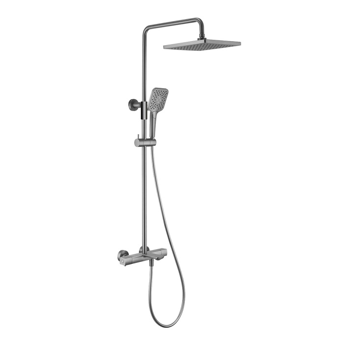 Душевая стойка Vincea Next термостатическая сталь VSFS-1N1TGM - 0