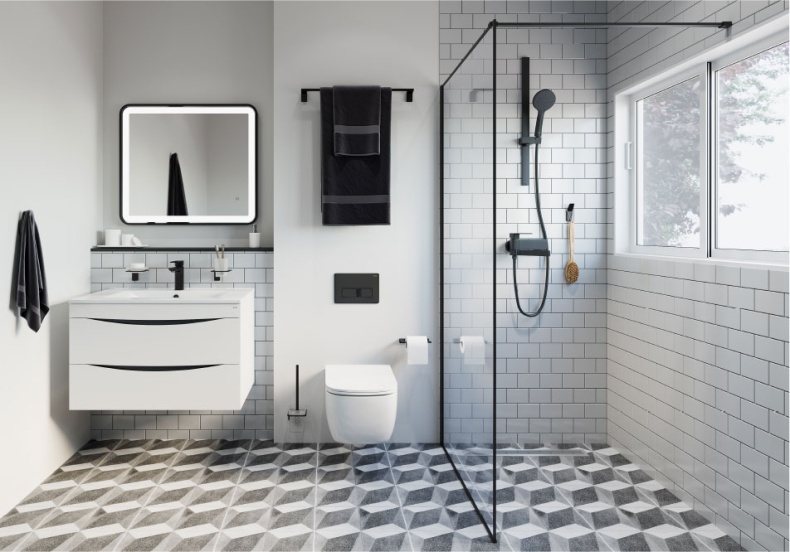 Душевая перегородка Iddis Slide SLI8BS7i23 Walk In 110x195 - 1