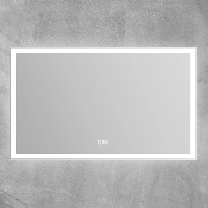 Зеркало BelBagno 100х60 с подсветкой, подогревом  SPC-GRT-1000-600-LED-TCH-WARM - 2