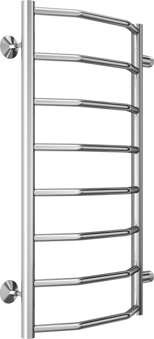 Водяной полотенцесушитель Terminus Виктория П8 400x800 Хром боковое подключение 4670078530103 - 1