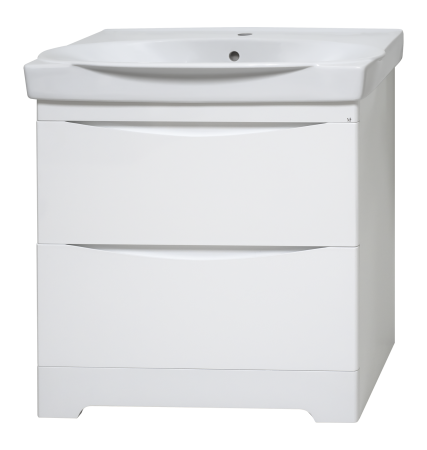 Тумба под раковину Misty Элвис 70 белая глянцевая П-Элв01070-0112Я - 0