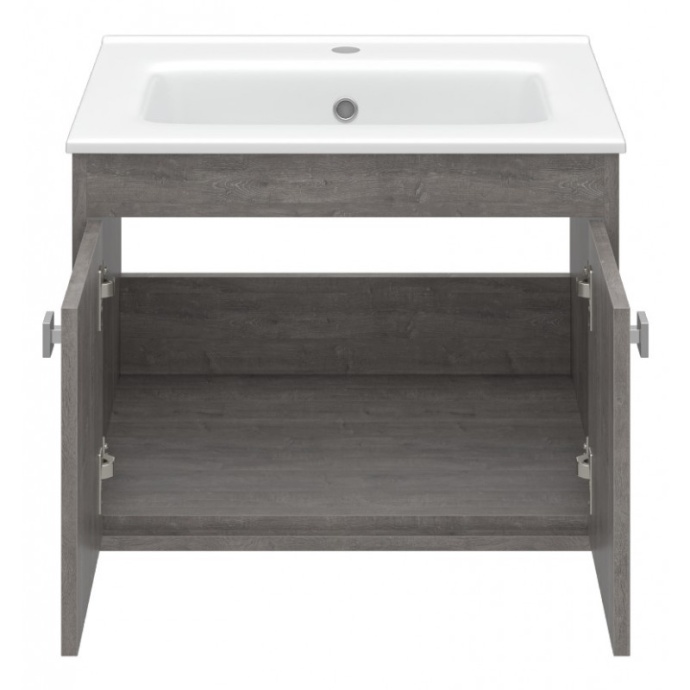 Тумба под раковину Misty Пайн 70 серая матовая Э-Пай-09070-19-2По - 1