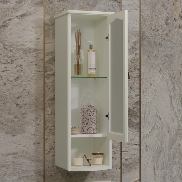 Шкаф-пенал подвесной Opadiris Риспекто левый слоновая кость 00-00006079 - 1