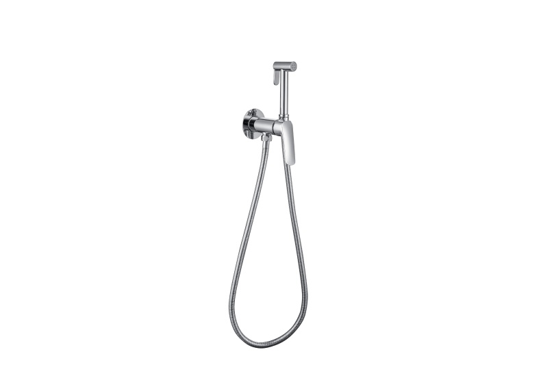 Комплект для гигиенического душа AQUATEK ВЕГА AQ1019CR, встроенный (смеситель + гигиеническая лейка + шланг) - 2