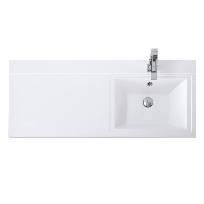 Тумба с раковиной Belbagno Kraft 120 белый матовый - 8