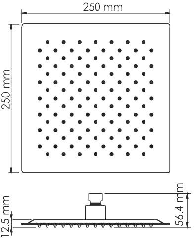 Верхний душ Wasserkraft Glan A199 - 1