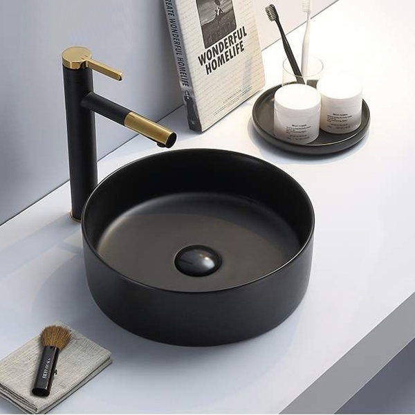  Раковина Comforty 9110 MB матовая черная 00-00002766 - 0