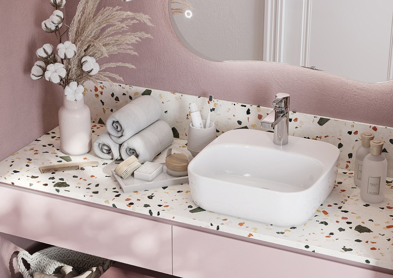 Раковина накладная Aquaton Одри 42 белый 1WH501709 - 4