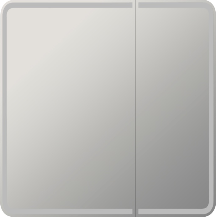 Мебель для ванной STWORKI Берген 80 белая с темной столешницей, раковина Moduo 50 Square 549488 - 7