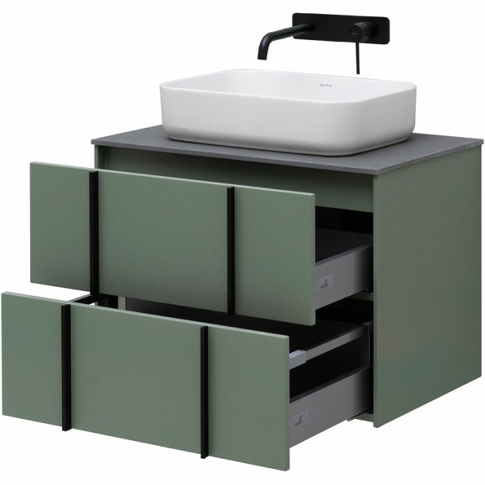 Тумба под раковину Allen Brau Reality 70 серо - зеленый матовый 1.32004.CGM - 4