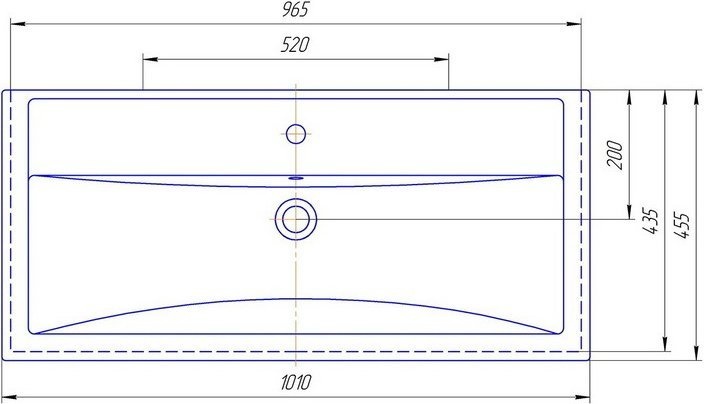 Тумба с раковиной напольная Санта Лондон 100 белый - 5