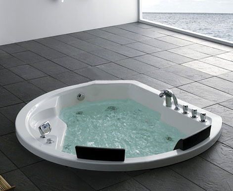 Гидромассажная ванна Gemy  185x162 см  G9053 K - 1