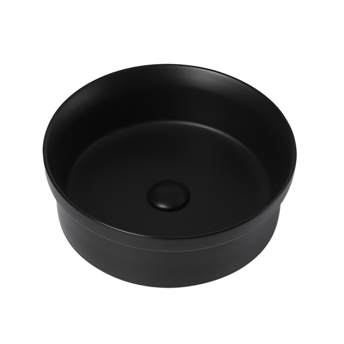 Раковина накладная ABBER Bequem 40 черная матовая  AC2103MB - 1