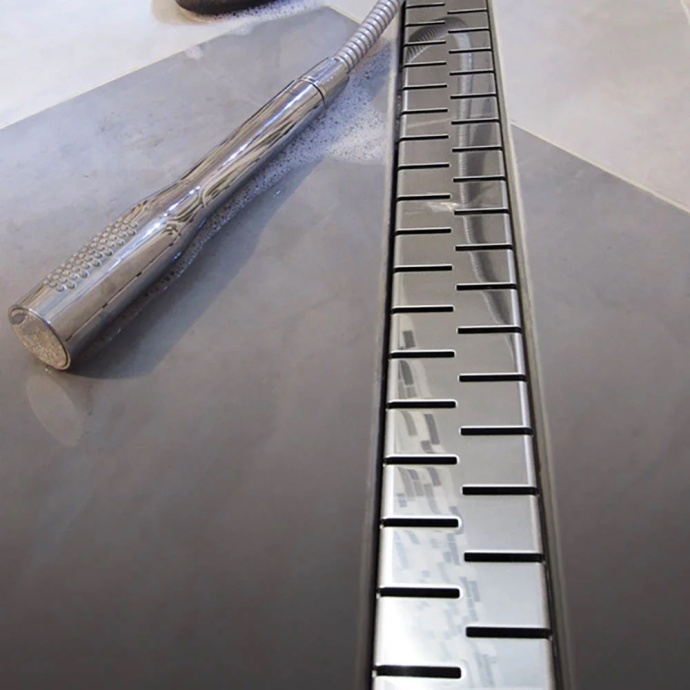 Душевой лоток Veconi Medium 450 хром глянцевый V450M - 1