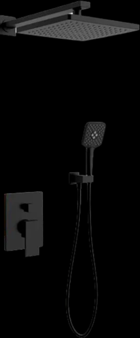 Душевой комплект встраиваемый Vincea Next черный матовый VSFW-1N1MB - 0