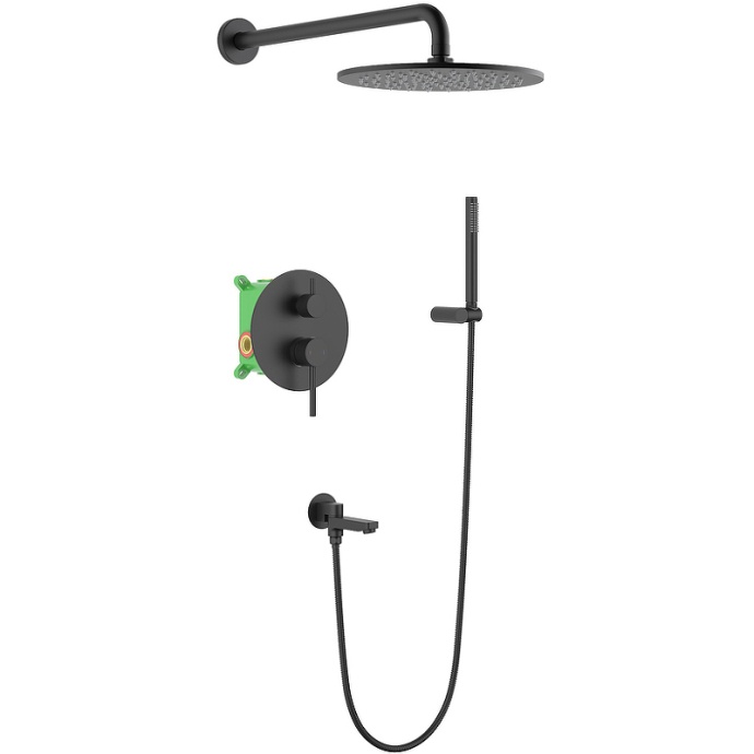 Душевая система встроенная Timo Saona черная матовая SX-2379/03SM - 0