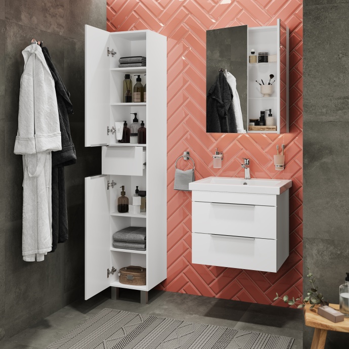 Мебель для ванной STWORKI Копенгаген 60 белая 467206 - 5