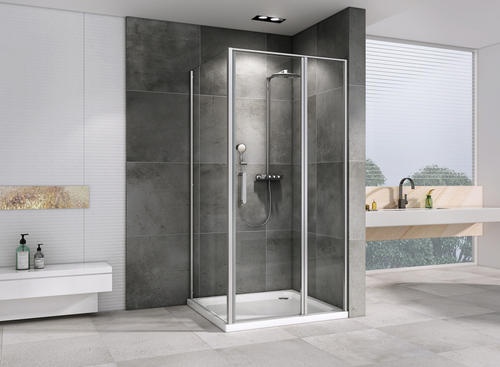 Душевой уголок Abber Sonnenstrand 110х80 хром  AG04110S-S80 - 1