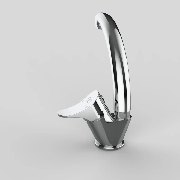 Смеситель для раковины GPD Florus хром MTL170 - 5