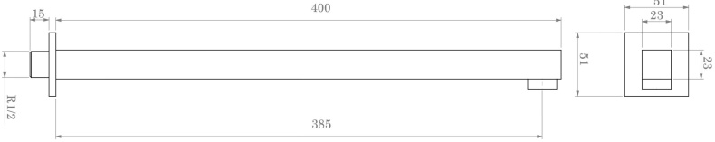 Кронштейн для верхнего душа Bien BT16028103 - 1