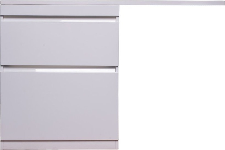 Тумба для комплекта Style Line Даллас 68 Люкс Plus напольная, белая СС-00000557 - 1