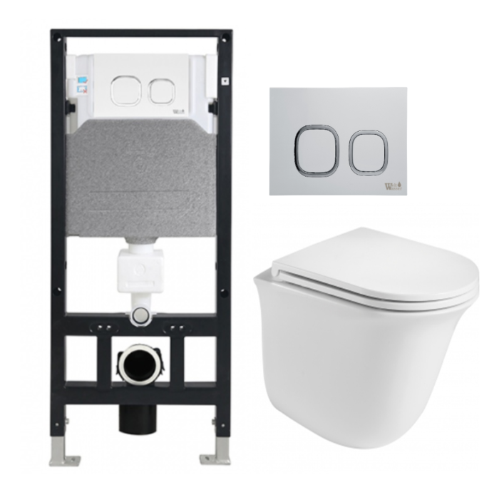 Комплект Weltwasser AMBERG 506 + TELBACH 004 GL-WT + AMBERG RD-WT  10000006854 - 0