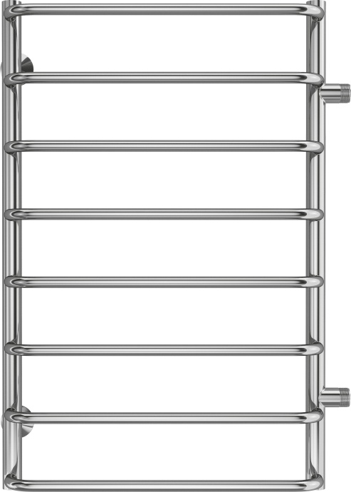 Водяной полотенцесушитель Terminus Стандарт П8 500x800 Хром боковое подключение 4670078530387 - 0