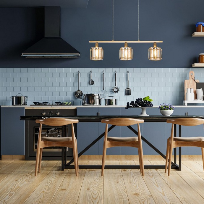 Подвесной светильник Escada Midland 10188/3S Brass - 3