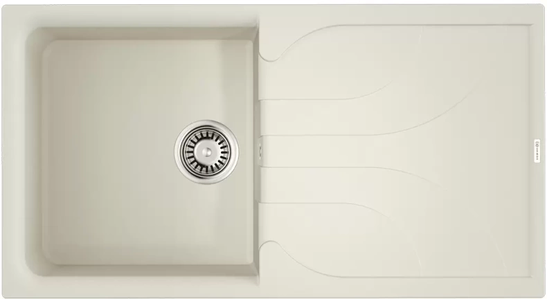 Мойка кухонная Omoikiri Yasugata Tetogranit/белый  4993847 - 0