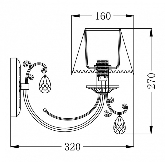Бра Maytoni Soffia RC093-WL-01-R - 1