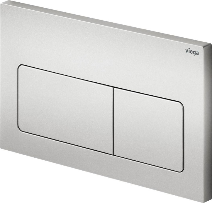 773724 Prevista Панель смыва для унитазов Visign for Life 5,  пластик, матовый хром, модель 8601.1 - 0