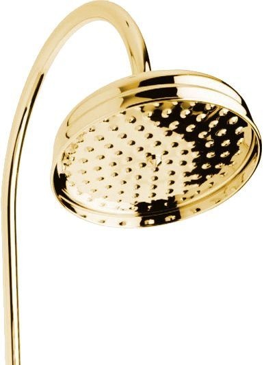 Душевая стойка Cezares Nostalgia золото с белой ручкой NOSTALGIA-CD-03/24-Bi - 1