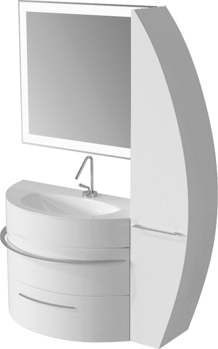 Шкаф-пенал De Aqua Эскалада 35 см  167496 - 1