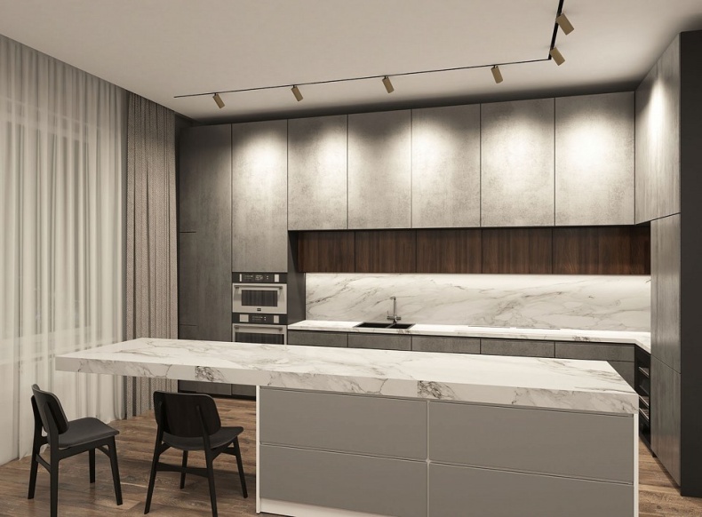 Трековый светодиодный светильник Denkirs Smart Spot DK8020-BG - 4