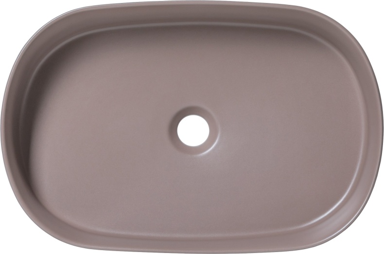 Раковина Allen Brau Fantasy Oval 55x36, коричневая 4.11022.TP - 2