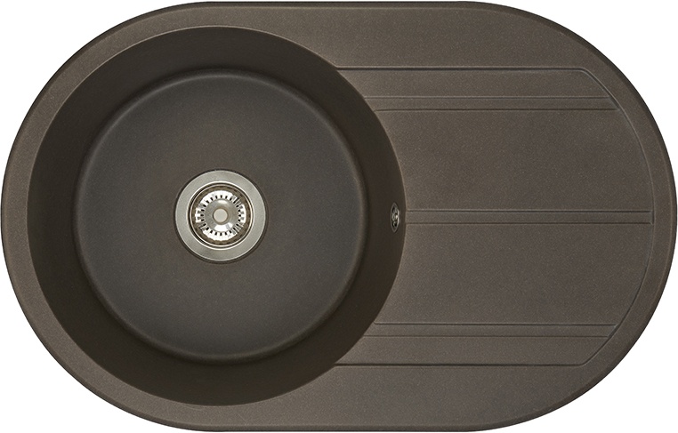 Мойка кухонная AQUATON Амира кофе 1A712932AI280 - 0