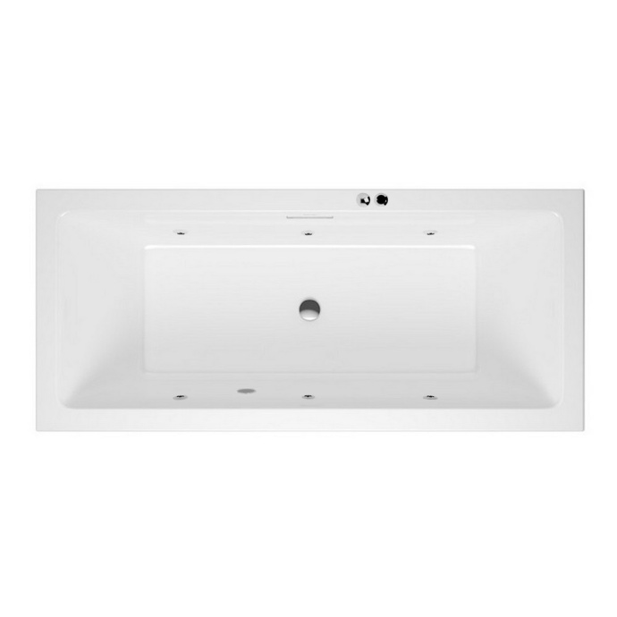 Ванна акриловая Excellent Heaven Slim Soft 170х75 с гидромассажем белый - хром WAEX.HEV17S.SOFT.CR - 0