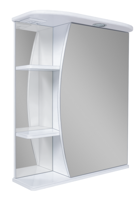 Луна - 55 Зеркало - шкаф прав. (свет) Э-Лун02055-01СвП - 0