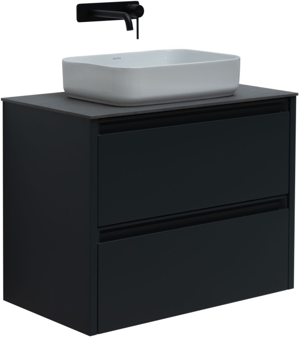 Тумба под раковину Allen Brau Fantasy 80 черный матовый 1.11001.AM - 1