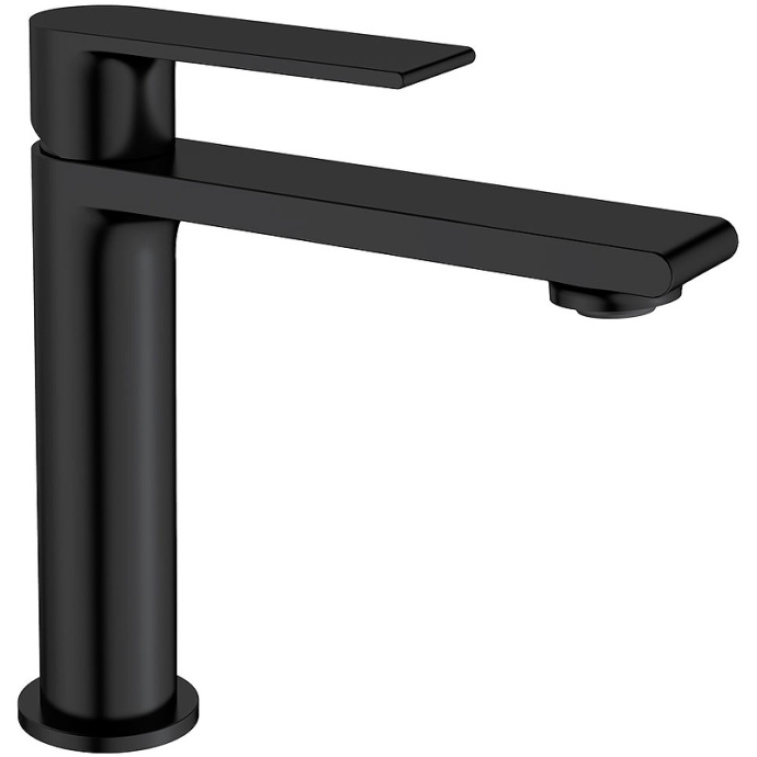 Смеситель для раковины Vincea Vogue черный матовый VBF-1V1MB - 0