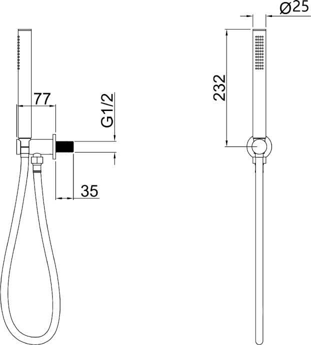 Душевой гарнитур Allen Brau Priority 5.31019-BN брашированный никель - 1
