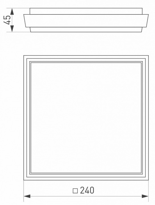 Уличный светодиодный светильник Arlight LGD-Area-S240x240-25W Warm3000 029952 - 4