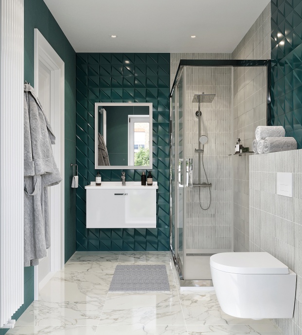 Зеркало STWORKI Эстерсунд 75 белое матовое, с подсветкой, сенсор на зеркале 259342 - 3