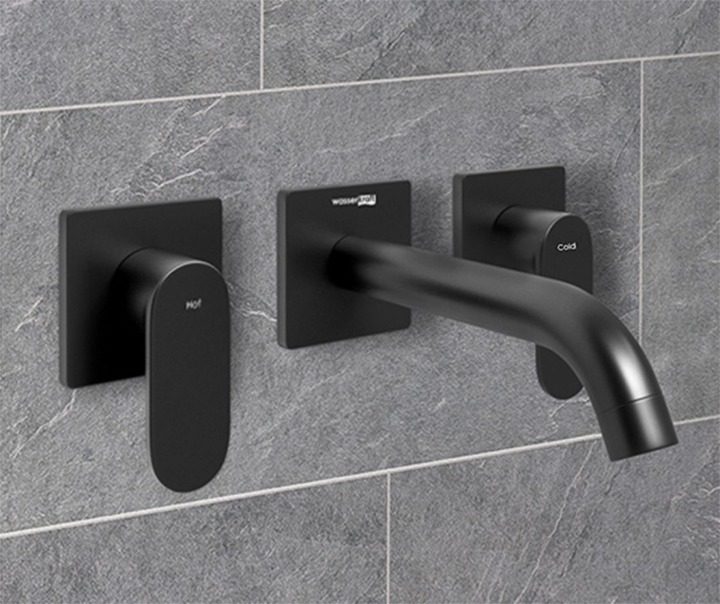 Смеситель Wasserkraft Elbe 7445 для раковины, черный матовый - 1